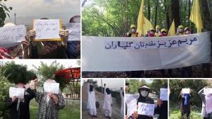 MEK supporters and Resistance Units express their solidarity with the Free Iran Global Summit- July 2020