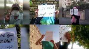 MEK supporters and Resistance Units express their solidarity with the Free Iran Global Summit- July 2020