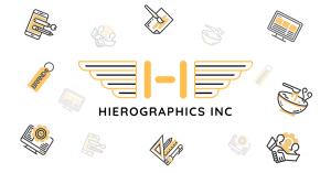 Hierographics logo with representations of different areas of specialty