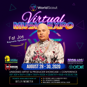 Fat Joe Scheduled to Speak at WorldScout Virtual Music Expo