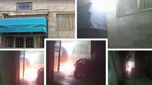 5- Mashhad- Setting fire to recruiting and training terrorism center