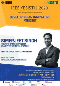 #VirtualKeynoteSpeaker Simerjeet Singh on Developing an Innovation Mindset