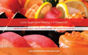 Enjoy Exclusive Foodie Dining Reward www.12MonthsofSushi.com