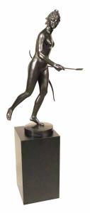 After Houdon, “Diana,” Bronze