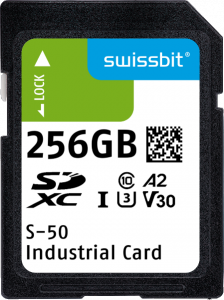 Truly industrial, the S-50 SD memory card