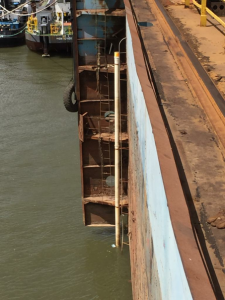 The ToughSonic 50 sensors were mounted in the top of 37 feet long, 8 inches diameter stilling tubes