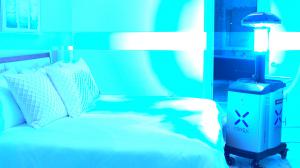 Xenex Light Strike Robot Paramount Miami Worldcenter Bedroom