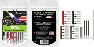 Rifle firearm cleaning kit