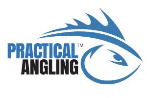 Practical Angling, LLC Creators of the  Butt Dial logo with a fish