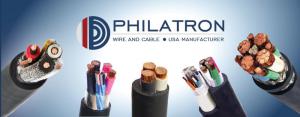 Philatron logo with multiple cables