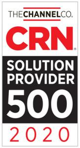 This is a text-based logo of the CRN Solution Provider 500.