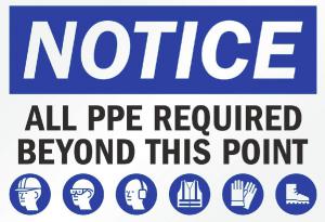 PPE required by most offices