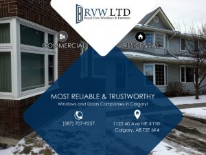 Most reliable and trustworthy windows and doors company in Calgary. Phone no:(587) 707-9257 Address:1122 40 Ave NE Calgary, AB T2E 5T8