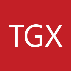 Mechdyne TGX logo as identifier for advertising and workstation specs.