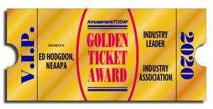 Golden Ticket Award Industry Leader Ed Hodgdon NEAAPA