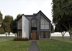 Scandinavian-style modern home