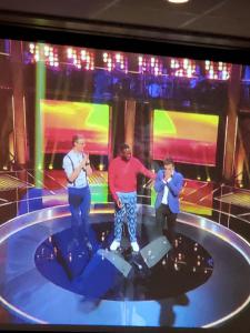 Frankie Cena winning the hit Netflix show Sing On!