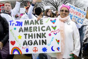 84-year-old Margaret Morrison marched at Selma ... and continues to protest today for civil rights.