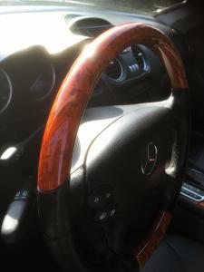 Wooden steering wheel