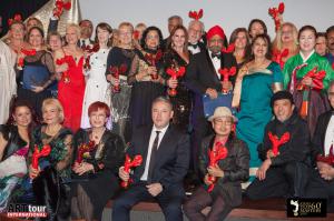 Artists from different countries during the 2019 ATIM Top 60 Masters Award Ceremony.
