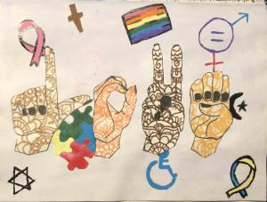 First Place Winner, Youth Category. Title: Love. By Ella, age 12.