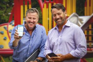 Left: Geoff Jordan Right: David Campbell, At School Today™ Creators