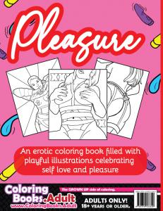 Adult 18+ Coloring Book for the adult audience.