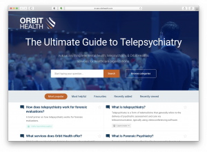 The Orbit Health Ultimate Guide to Telepsychiatry