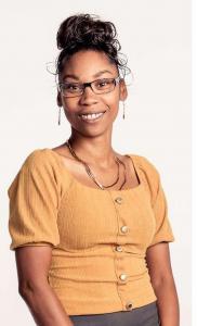 Recent photo of Angel Russell as she receives an award for Top Veterans in the Workplace by St. Louis Small Business Monthly magazine.