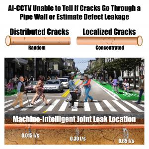 Artificial Intelligence (AI) was once hoped to overcome weaknesses of CCTV, but Machine-Intelligent probes are now able to locate and measure leakage rates in liters per second.