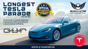 Longest Tesla Parade World Record