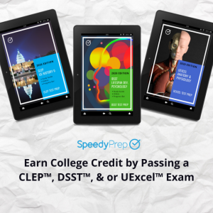 Save 50% on CLEP, DSST, or UExcel Test Prep