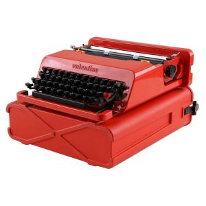 Red Olivetti Valentine typewriter
