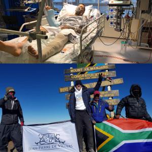 From near death to Kilimanjaro in 15 months