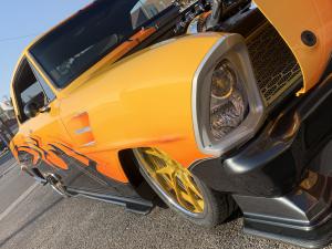 John Wargo's 1967 Chevy Nova with yellow and gray paint scheme