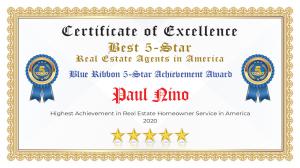 Paul Nino Certificate of Excellence Parker CO