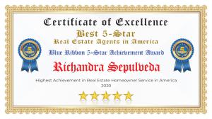Richandra Sepulveda Certificate of Excellence Evans GA