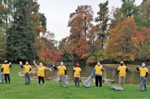 Volunteer Ministers carry out other charitable activities such as this recent cleanup of Parco Ducos.