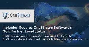Inplenion Secures OneStream Software’s Gold Partner Level Status