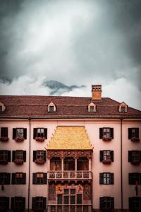 The Golden Roof covered in Clouds, Innsbruck, Tirol, Austria