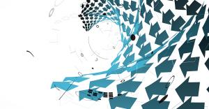 abstract image showing concept of an environment of continuous change and uncertainty