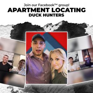 Picture of Pierre and student members. Apartment Locating Masterclass. Apartment Locators