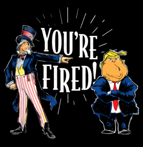 election merchandise, Joe Biden, Donald Trump, You're fired!, election 2020 results