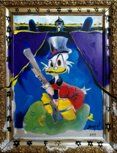 Scrooge McDuck - courtesy Carl Kruse Art Blog