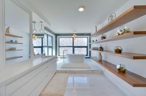 Marble, ensuite spa-inspired bath