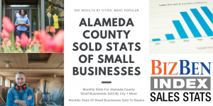 Alameda County Small Businesses Sold Stats On BizBen.com Index
