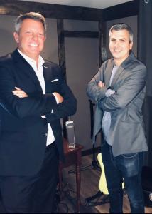 Sean Dickerson with  rapper David Marone aka Young Grey 