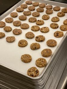 Snacks being created