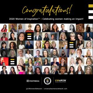 2020 Women of Inspiration Award Recipients Announced! Recognizing the achievements of women across Canada from diverse industries who lead, inspire and motivate!