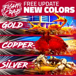Fight Crab reveives new colors in latest update